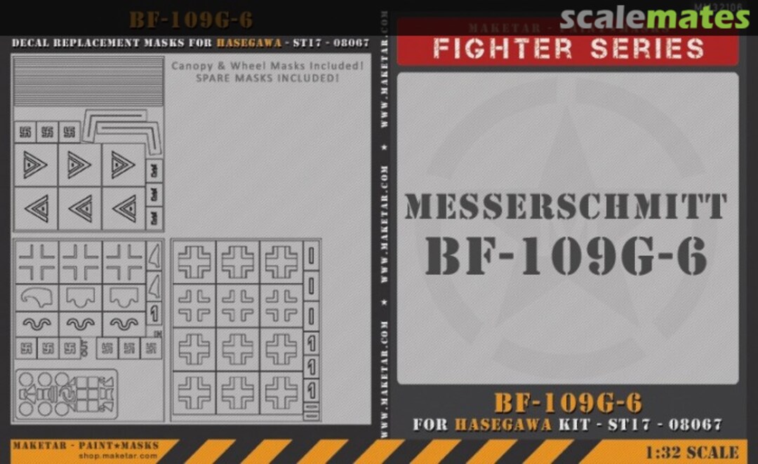 Boxart Messerschmitt Bf-109G-6 MM32106K Maketar Boxart Messerschmitt Bf-109G-6 MM32106K Maketar