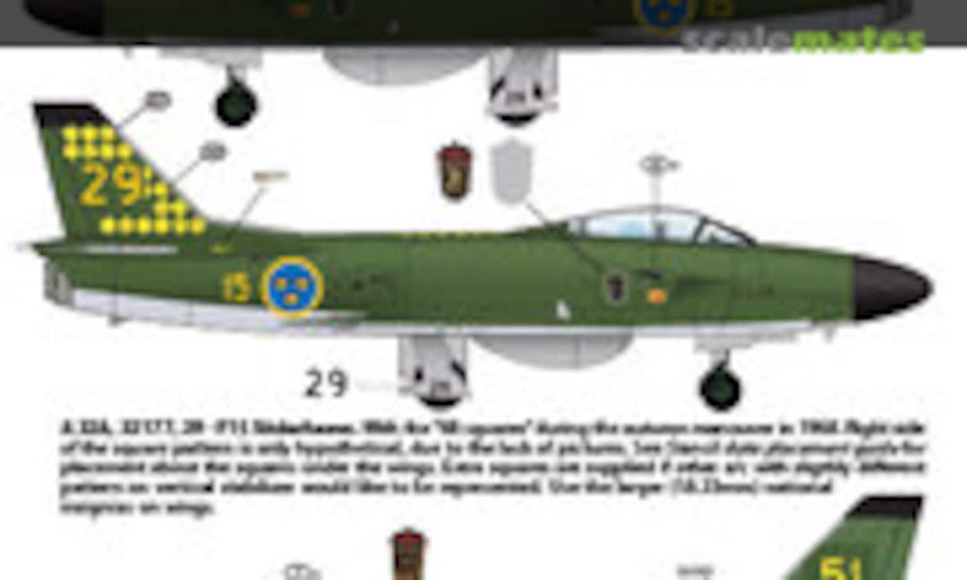 1:72 A 32A & S 32C Lansen (Moose Republic Decals 72001) 72001