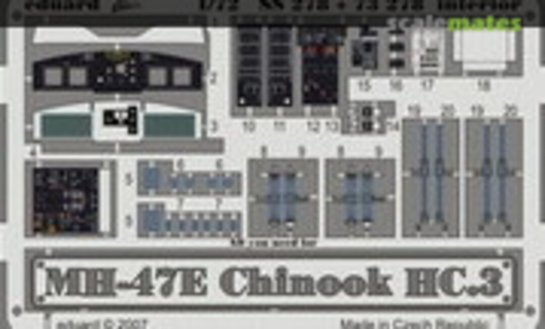 1:72 MH-47E Chinook HC.3 Interior (Eduard 73278)