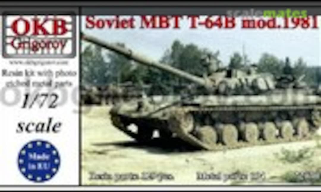 Soviet MBT T-64B mod.1981 (OKB Grigorov 72030)