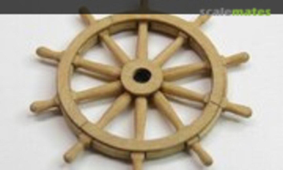 No SHIP'S WHEEL - 15/16" (24 mm) diameter (Syren Model Ship Company )