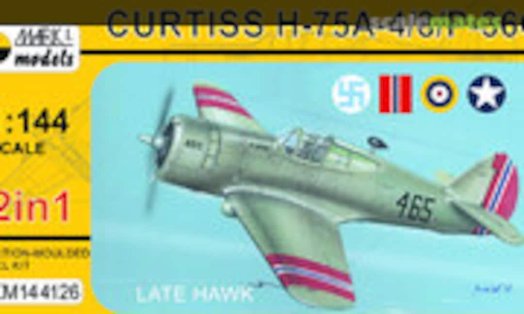 1:144 Curtiss H-75A-4/8/P-36G Late Hawk (Mark I Models MKM144126) MKM144126