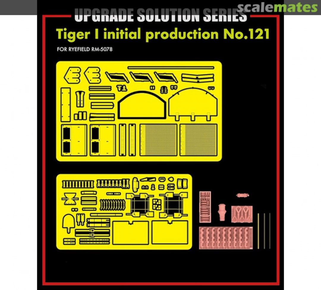 Contents Tiger I initial production No.121 detail set RM-2038 Rye Field Model Contents Tiger I initial production No.121 detail set RM-2038 Rye Field Model