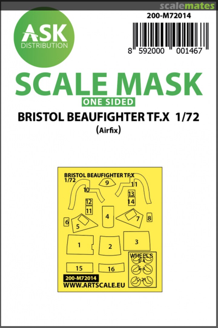 Boxart Bristol Beaufighter TF.X 200-M72014 ASK