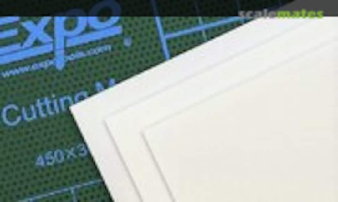 No Pk.3 Sheets 0.25mm (10 Thou) White (Expo Drills & Tools 56010) 56010