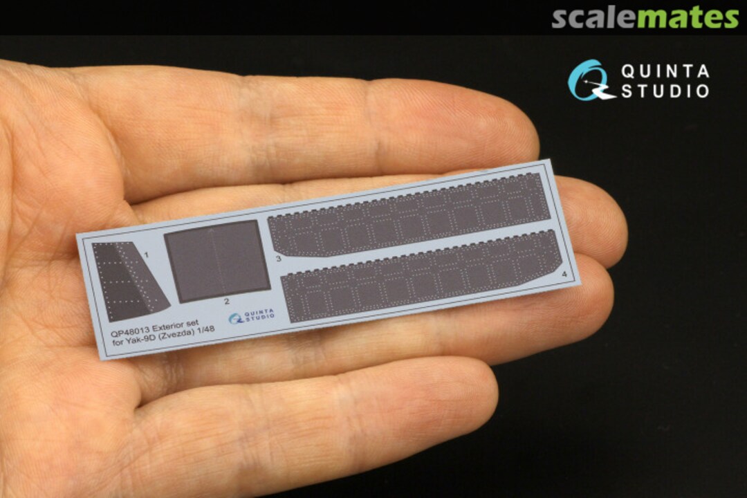 Contents Yak-9D Flaps and Panels exterior 3D decals QP48013 Quinta Studio Contents Yak-9D Flaps and Panels exterior 3D decals QP48013 Quinta Studio