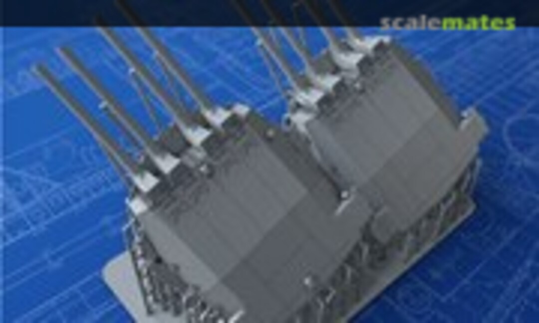 1:700 Quad 380mm/45 (14.96") Model 1935 (Micro Master MM0285P) MM0285P