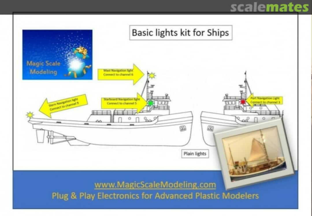 Boxart Basic Lighting Kit for Ships MSM-045 Magic Scale Modeling Boxart Basic Lighting Kit for Ships MSM-045 Magic Scale Modeling