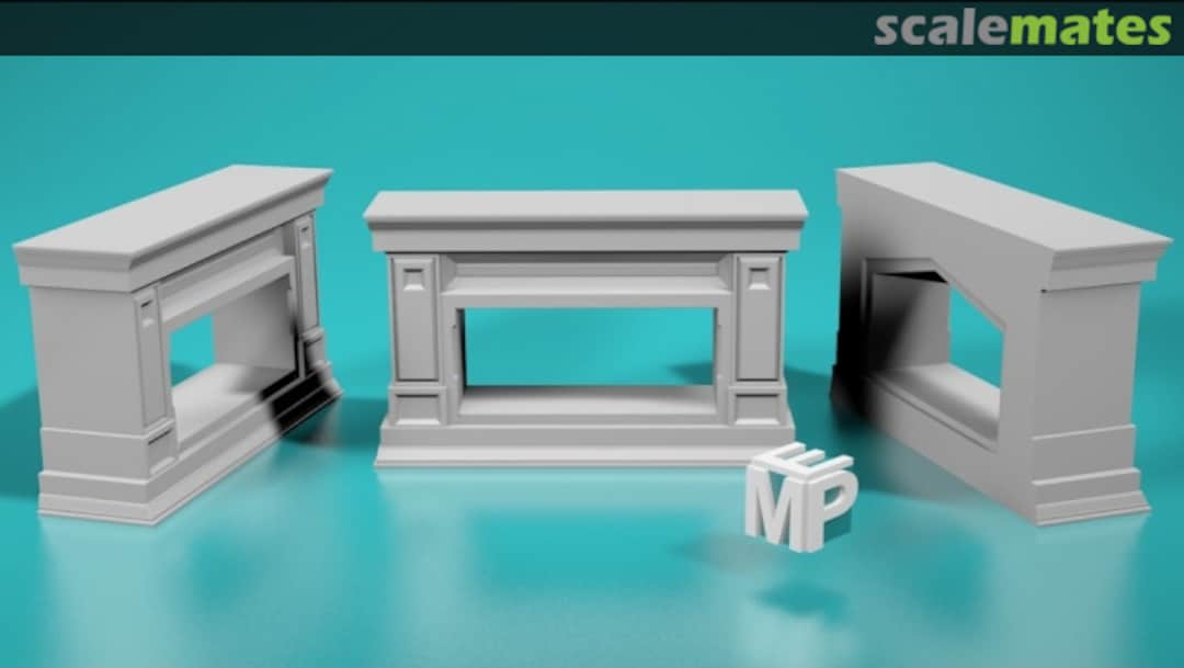 Boxart Neoclassical fireplace casing - type 1 - large 35151018 EMP3d