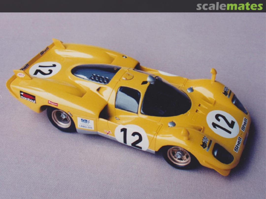 Boxart 1970 Ferrari 512S Coda Lunga 2408 Fisher Model & Pattern