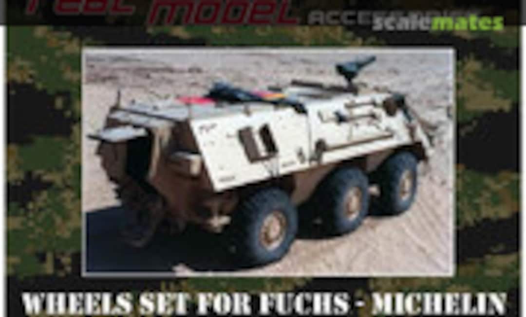 1:35 Wheels set for Fuchs - Michelin. Real Model. RMA35024 (Real Model RMA35024) RMA35024