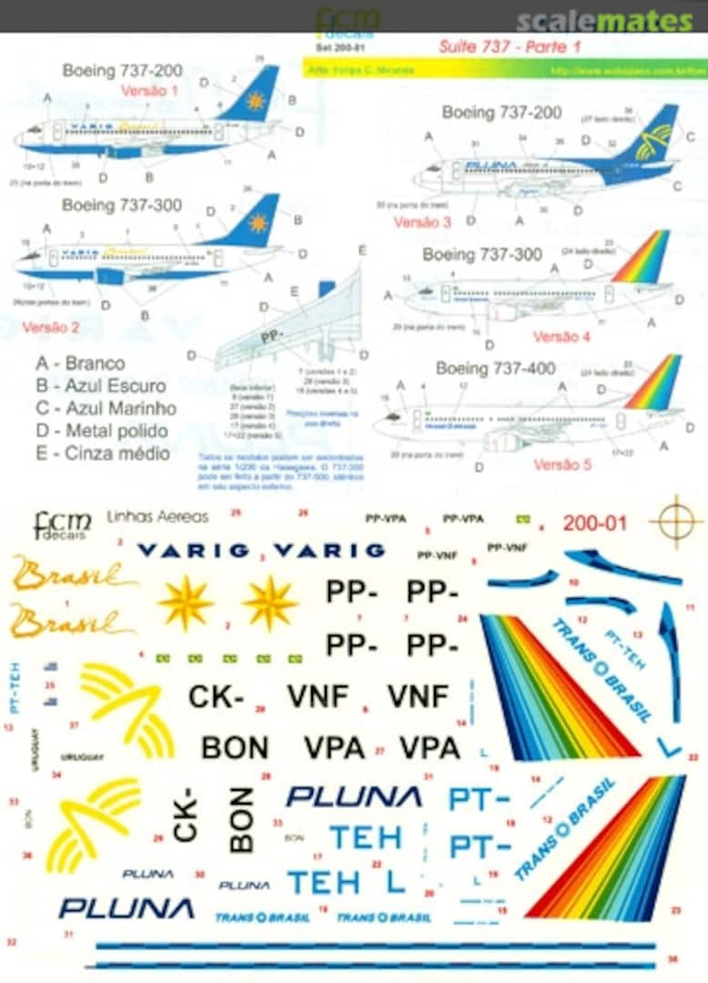 Boxart Lineas Aereas, Suite 737, Parte 1 200-01 FCM Boxart Lineas Aereas, Suite 737, Parte 1 200-01 FCM
