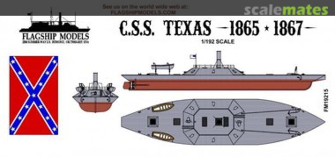Boxart CSS Texas (1865-1867) FM19215 Flagship Models Boxart CSS Texas (1865-1867) FM19215 Flagship Models