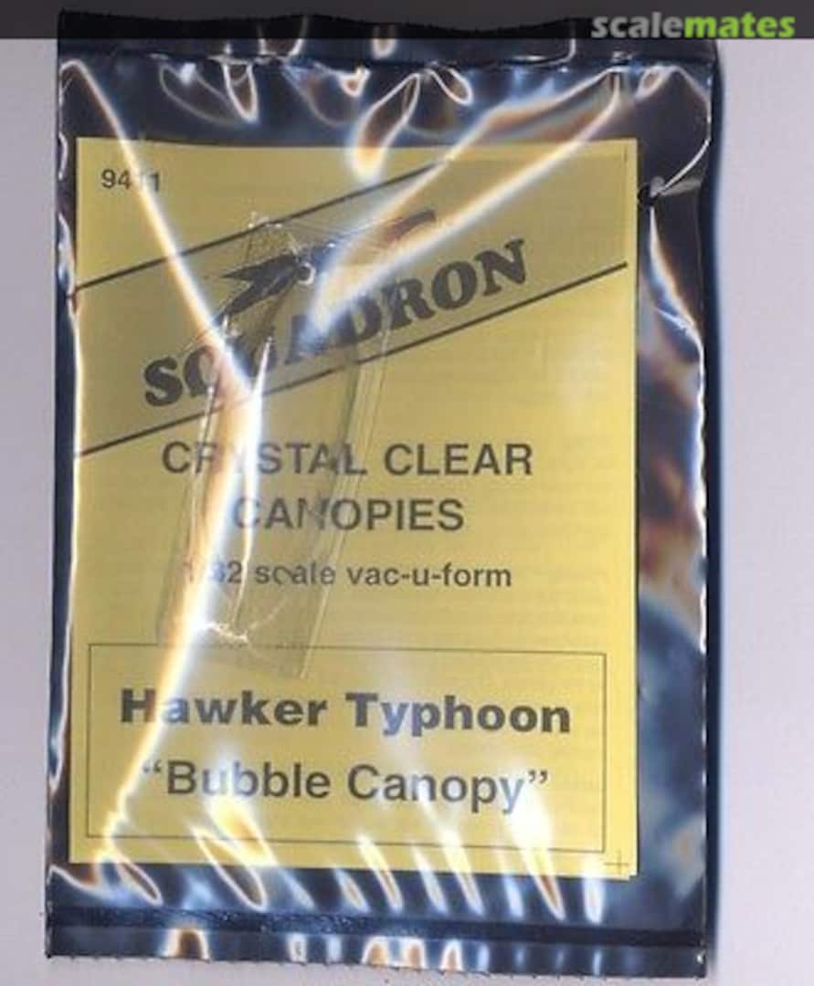 Boxart Hawker Typhoon "Bubble Canopy" 9411 Squadron Boxart Hawker Typhoon "Bubble Canopy" 9411 Squadron