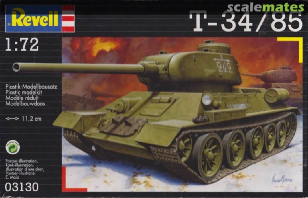 Boxart T-34/85 03130 Revell Boxart T-34/85 03130 Revell