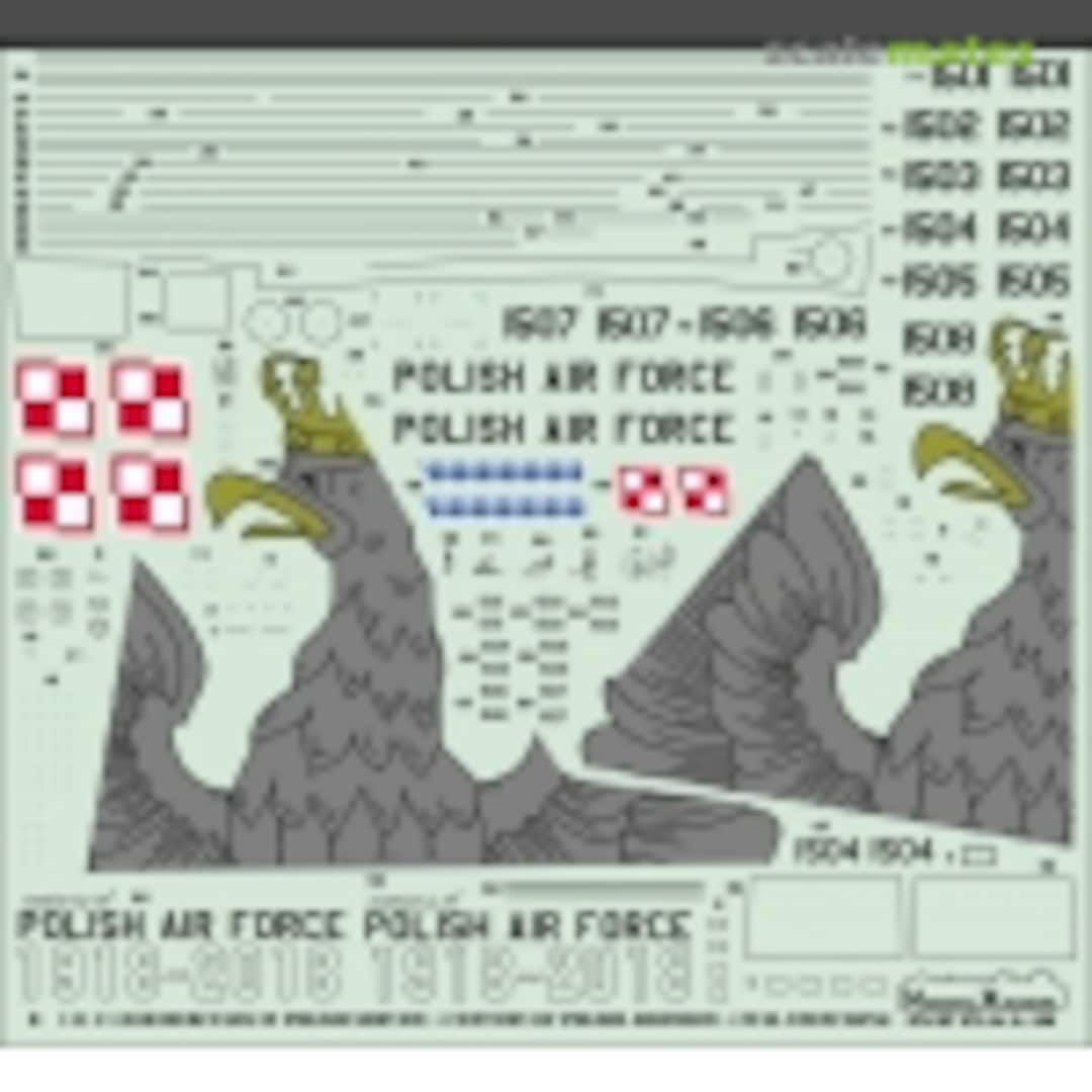 Boxart C-130 Hercules in Polish service + Century of Polish Air Force + full stenciling D144111 ModelMaker Boxart C-130 Hercules in Polish service + Century of Polish Air Force + full stenciling D144111 ModelMaker