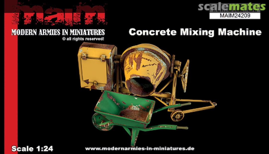 Boxart Concrete Mixing Machine / Mischmaschine MAIM24209 MAiM