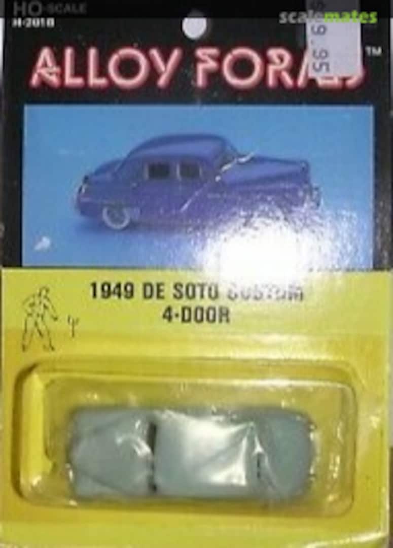 Boxart 1949 DeSoto Custom 4-Door H-2018 Alloy Forms Boxart 1949 DeSoto Custom 4-Door H-2018 Alloy Forms