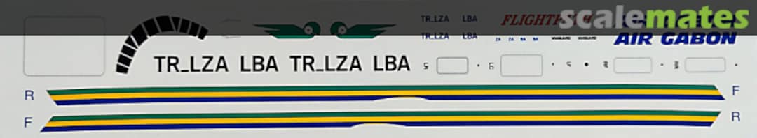 Boxart Air Gabon Vanguard FP44-263 Flightpath Decals Boxart Air Gabon Vanguard FP44-263 Flightpath Decals