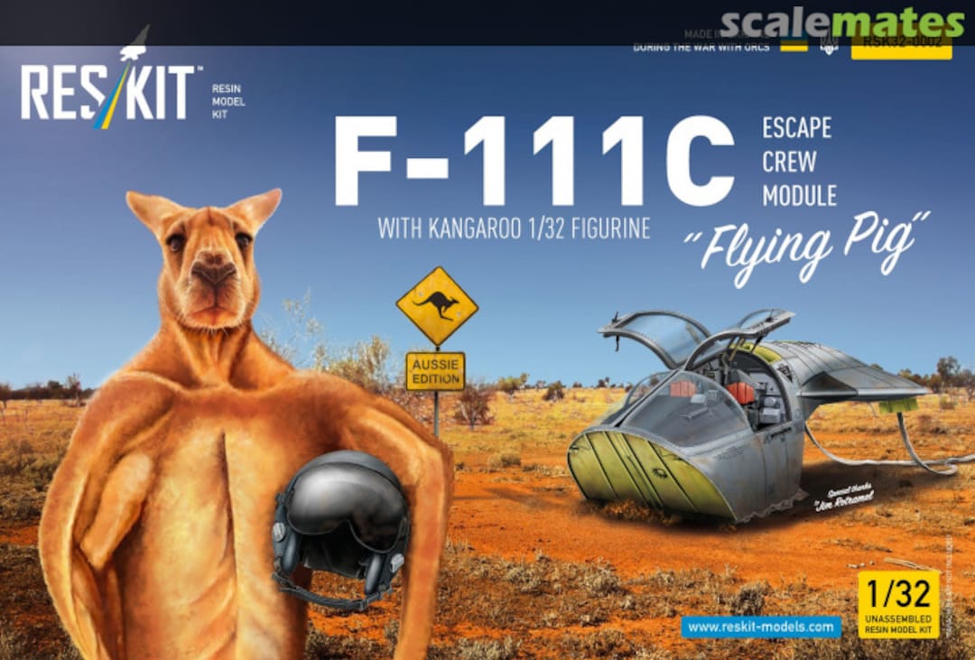 Boxart F-111C Escape Crew Module "Flying Pig" RSK32-0002 ResKit Boxart F-111C Escape Crew Module "Flying Pig" RSK32-0002 ResKit