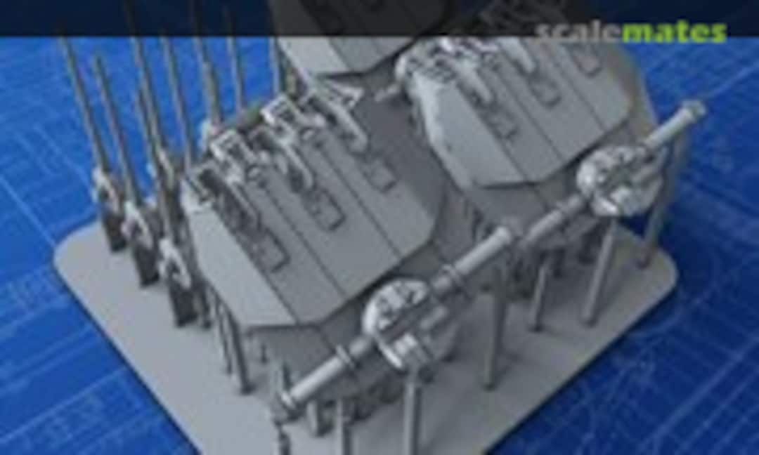 1:700 Triple 152mm/55 (6") Model 1936 (Micro Master MM0291P) MM0291P