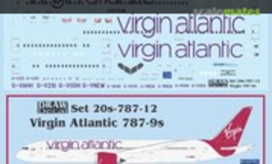 1:200 Virgin Atlantic 787-9 Dreamliner (Draw Decal 20-787-12) 20-787-12