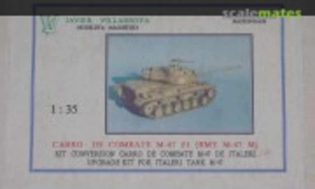 1:35 Carro De Combate M-47 E1 (BMY M-47 M) (JAVIER VILLARROYA 35102) 35102