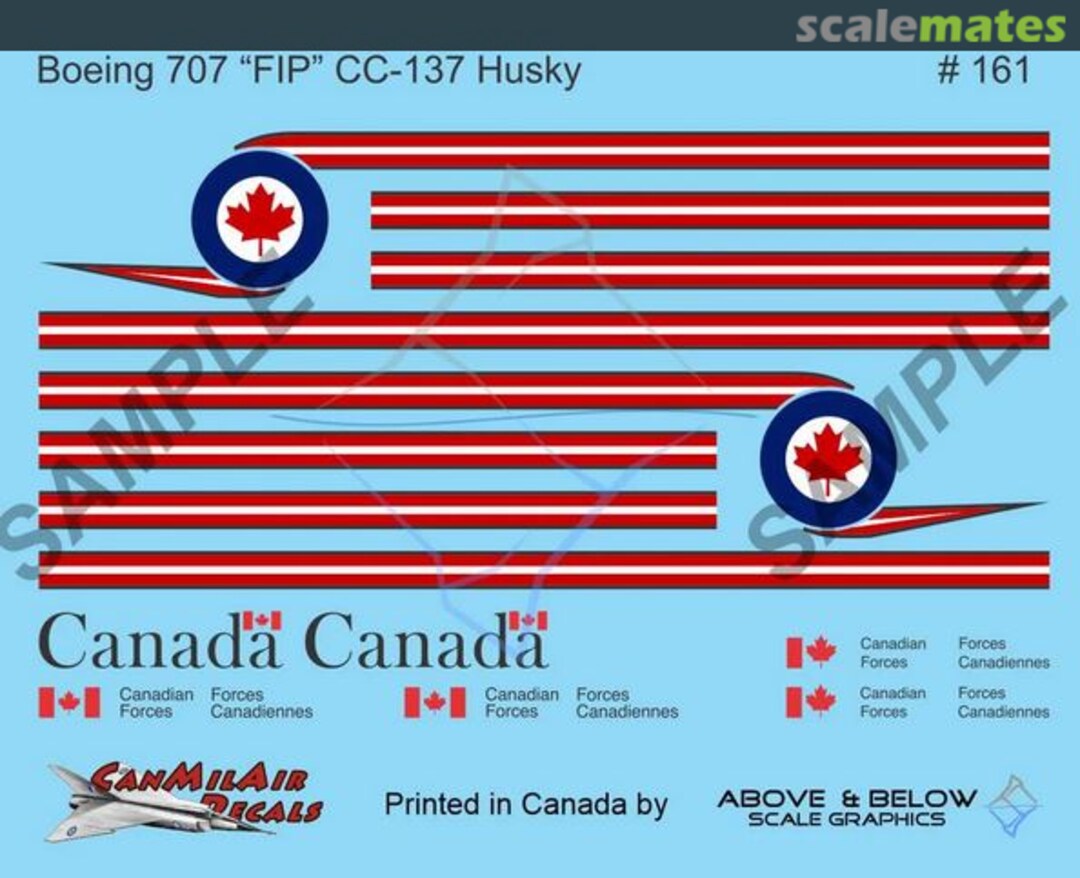 Boxart Boeing CC-137 Husky - FIP (1984-1997) 161 Above & Below Graphics Boxart Boeing CC-137 Husky - FIP (1984-1997) 161 Above & Below Graphics