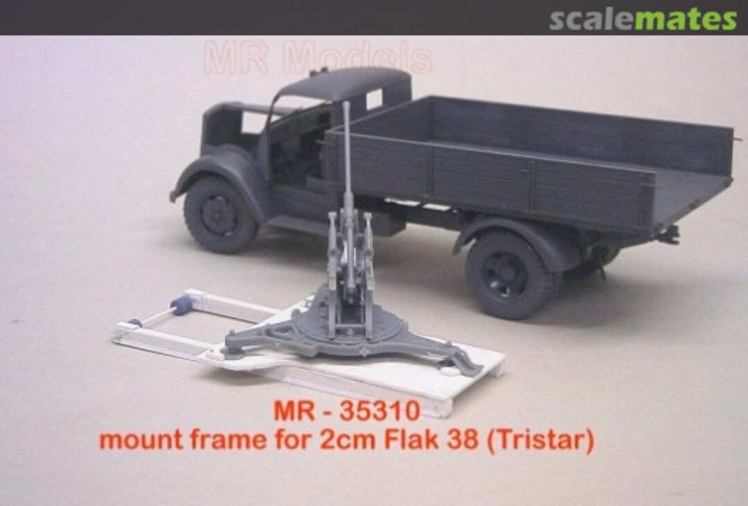 Boxart Mount frame for 2cm Flak 38 (Tristar) MR-35310 MR Modellbau Boxart Mount frame for 2cm Flak 38 (Tristar) MR-35310 MR Modellbau