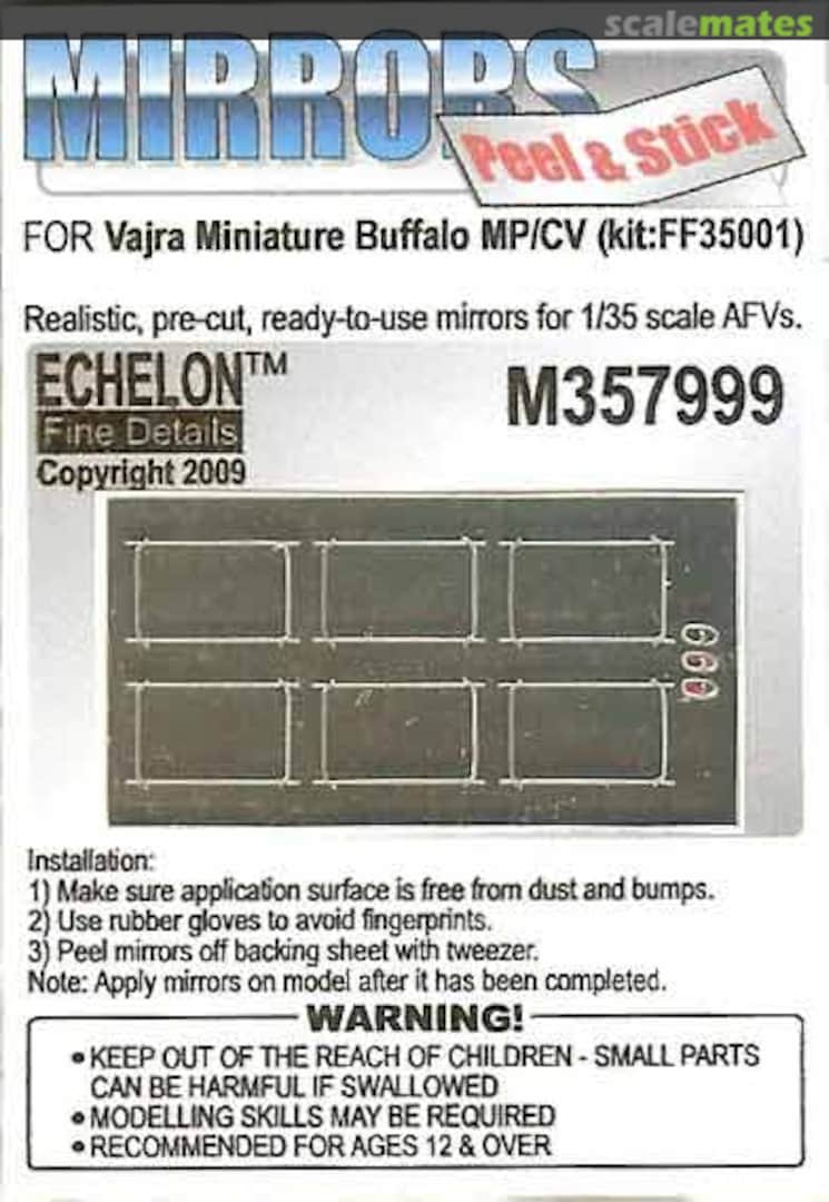 Boxart Buffalo MP/CV Mirrors M357999 Echelon Fine Details Boxart Buffalo MP/CV Mirrors M357999 Echelon Fine Details