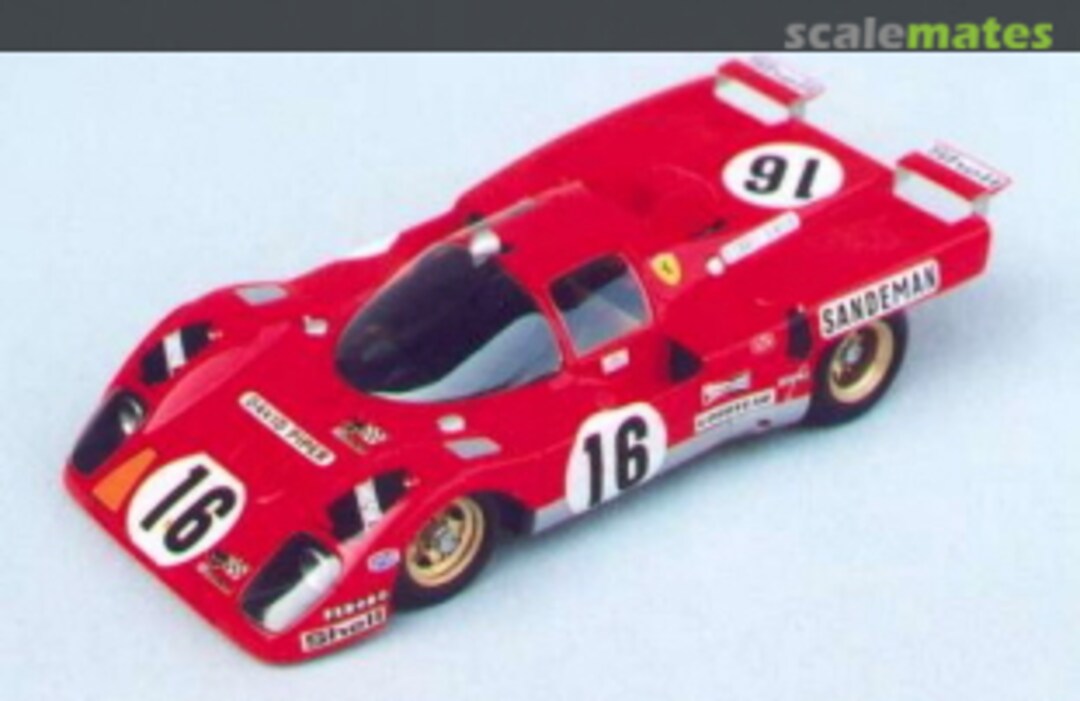 Boxart 1971 Ferrari 512M Sandeman/Gelo 2419 Fisher Model & Pattern Boxart 1971 Ferrari 512M Sandeman/Gelo 2419 Fisher Model & Pattern