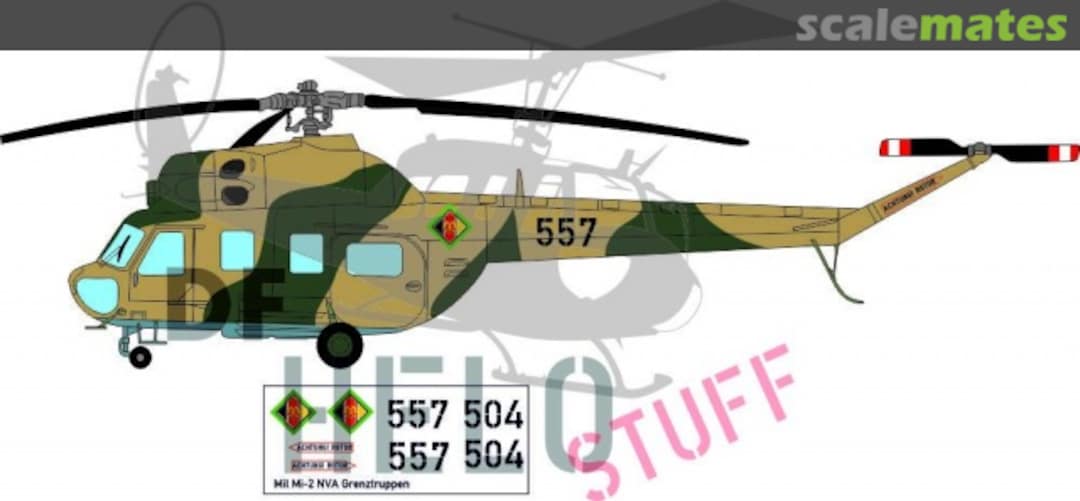 Boxart Mil Mi-2 "DDR Grenztruppen" DF30372 DF HeloStuff Boxart Mil Mi-2 "DDR Grenztruppen" DF30372 DF HeloStuff
