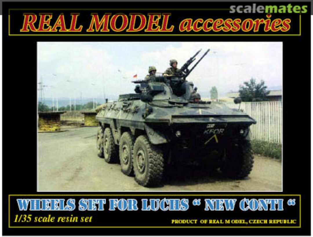 Boxart Wheels set for Luchs - new Michelin RMA35103 Real Model Boxart Wheels set for Luchs - new Michelin RMA35103 Real Model