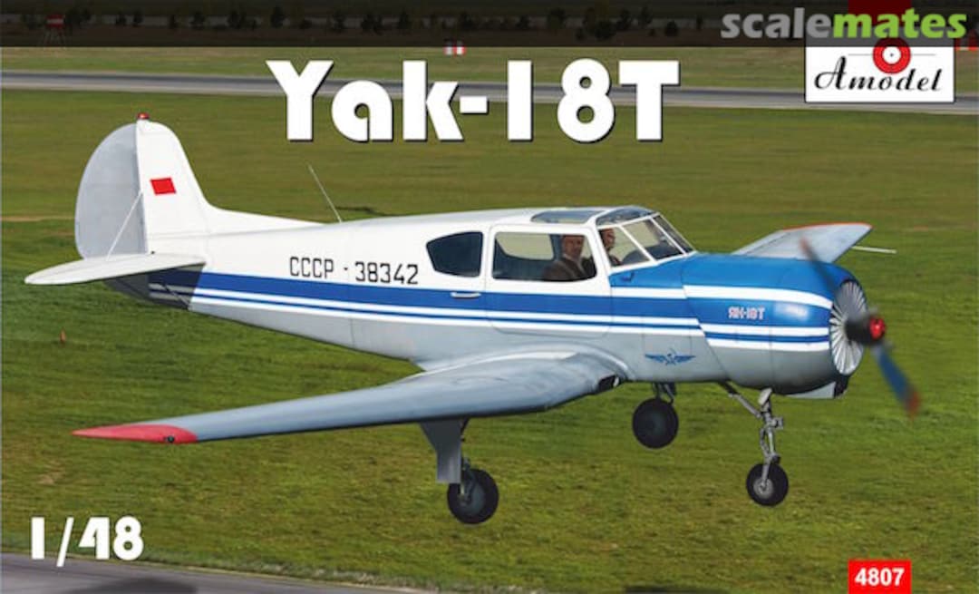 Boxart Yakovlev Yak-18T 4807 Amodel Boxart Yakovlev Yak-18T 4807 Amodel