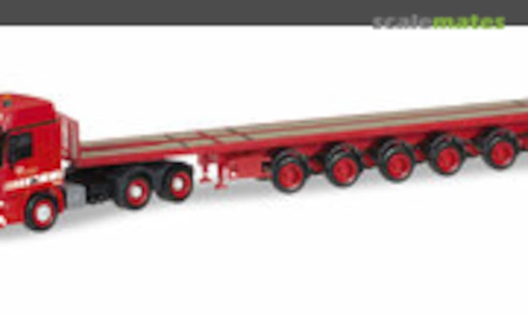 1:87 Mercedes-Benz Actros L Ballasttrailer-Sattelzug &quot;Riga Mainz&quot; (Herpa 305150)