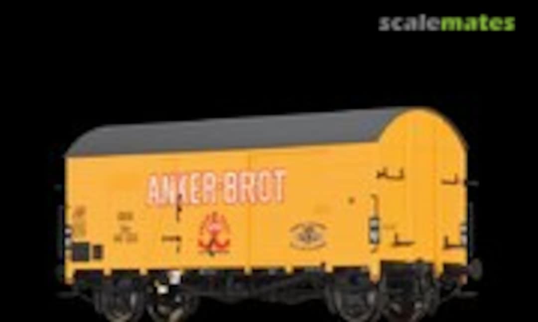 Covered freight car Gms &quot;Anker Brot&quot; ÖBB (Brawa 47940)