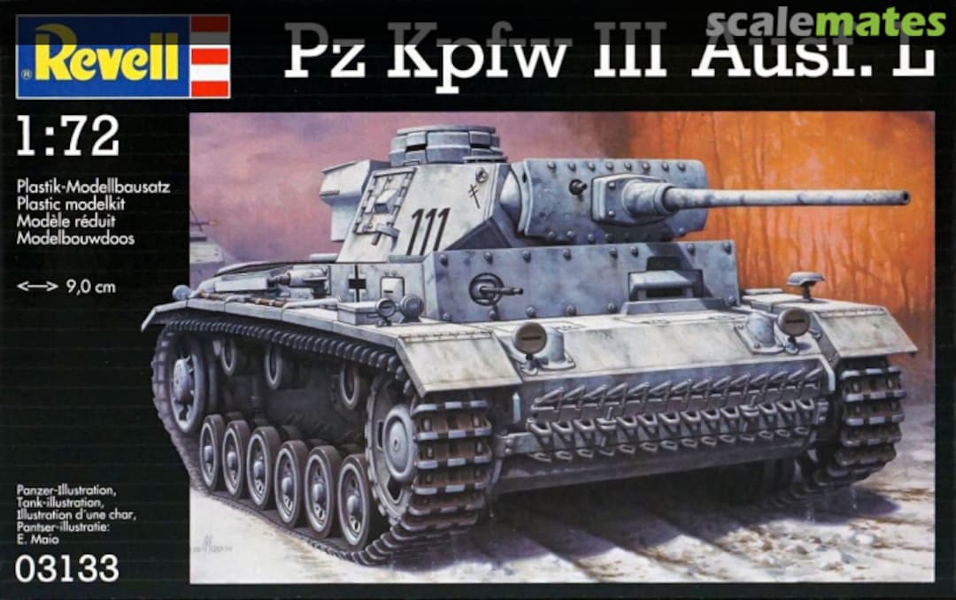 Boxart Pz.Kpfw. III Ausf. L 03133 Revell Boxart Pz.Kpfw. III Ausf. L 03133 Revell