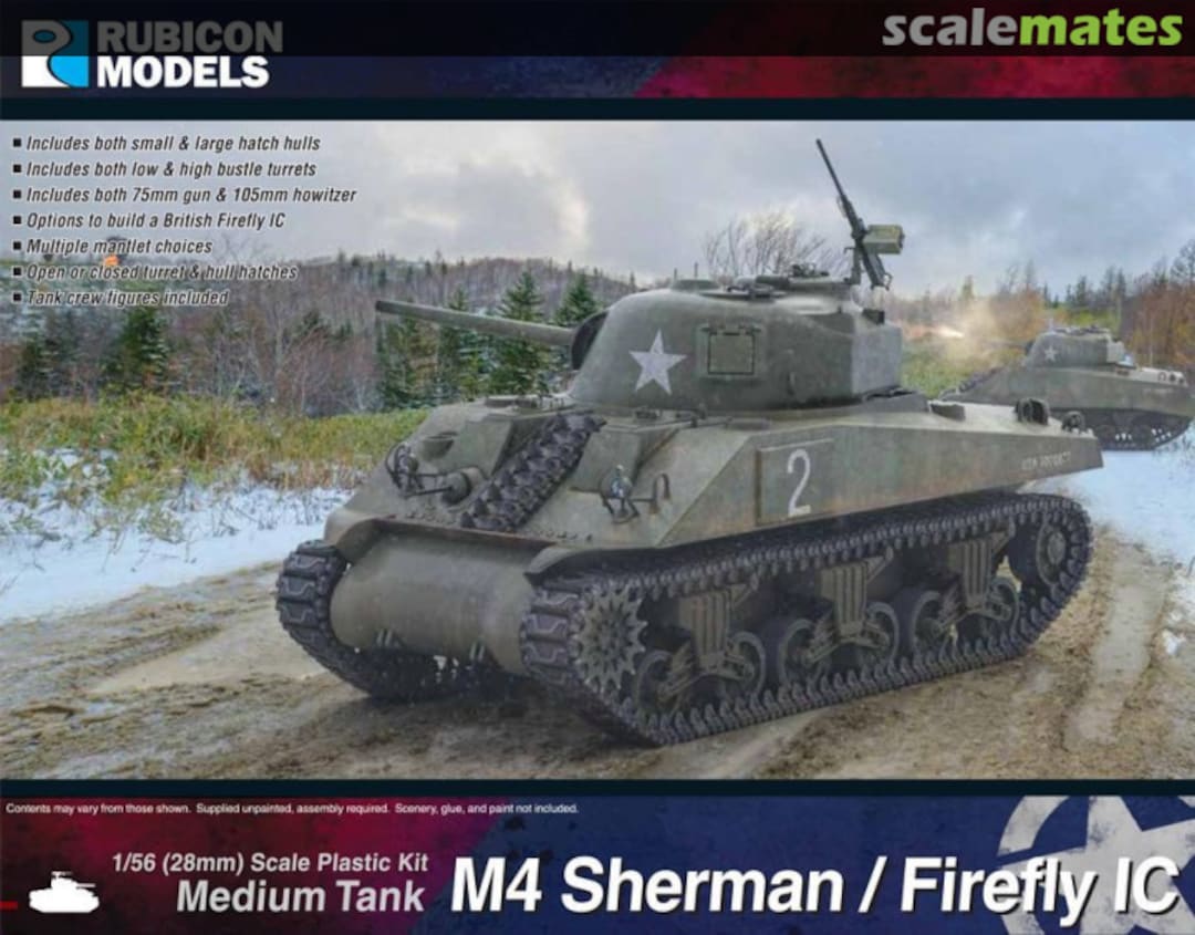 Boxart M4 Sherman / Firefly IC 280060 Rubicon Models Boxart M4 Sherman / Firefly IC 280060 Rubicon Models