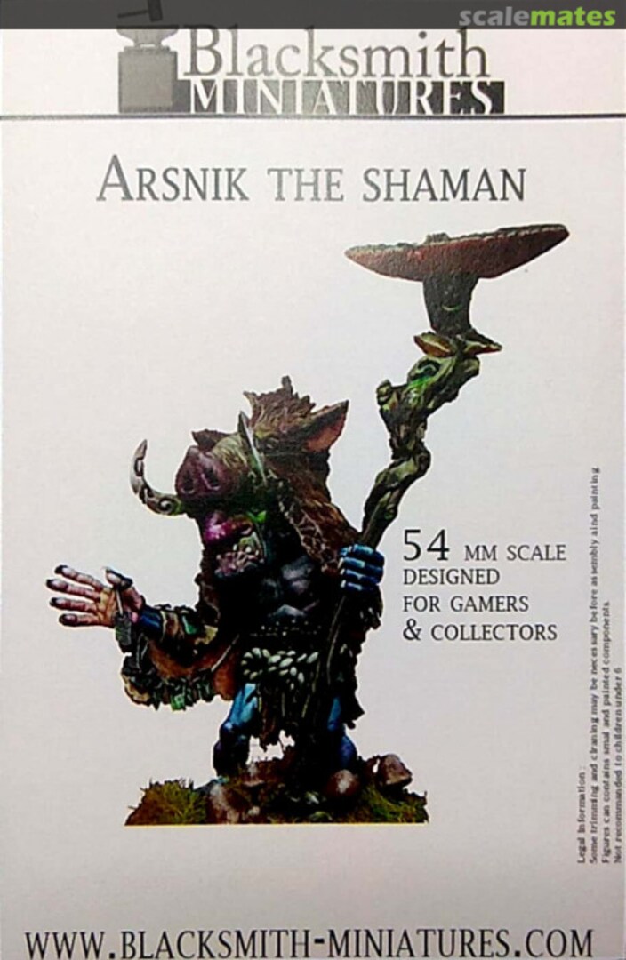 Boxart Arsnik the Shaman BM0009 Blacksmith Miniatures