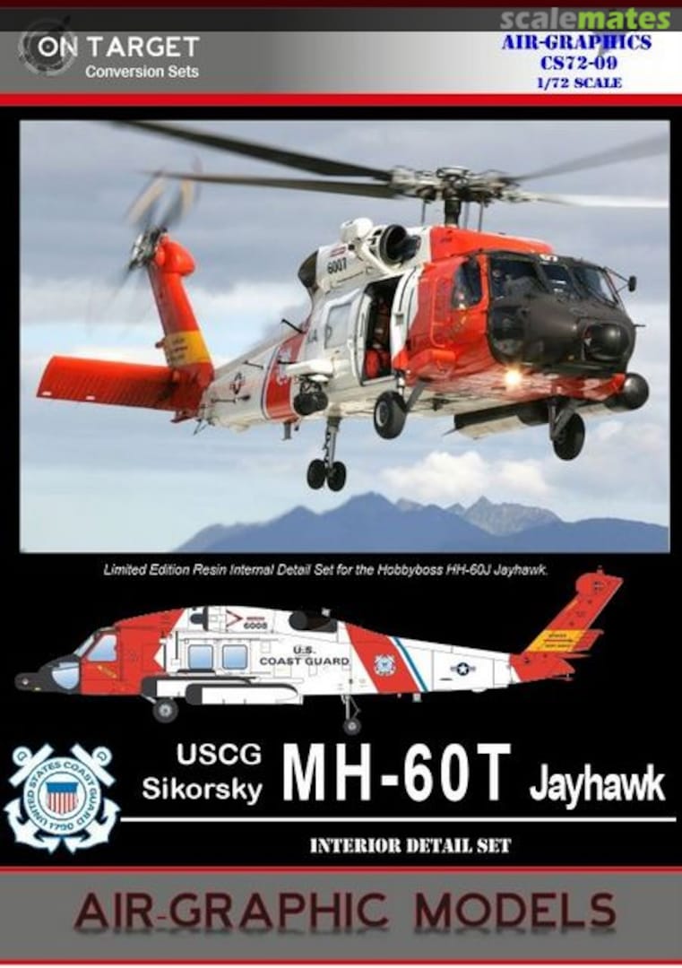 Boxart Sikorsky MH-60T Jayhawk CS-09 Air-Graphics Models