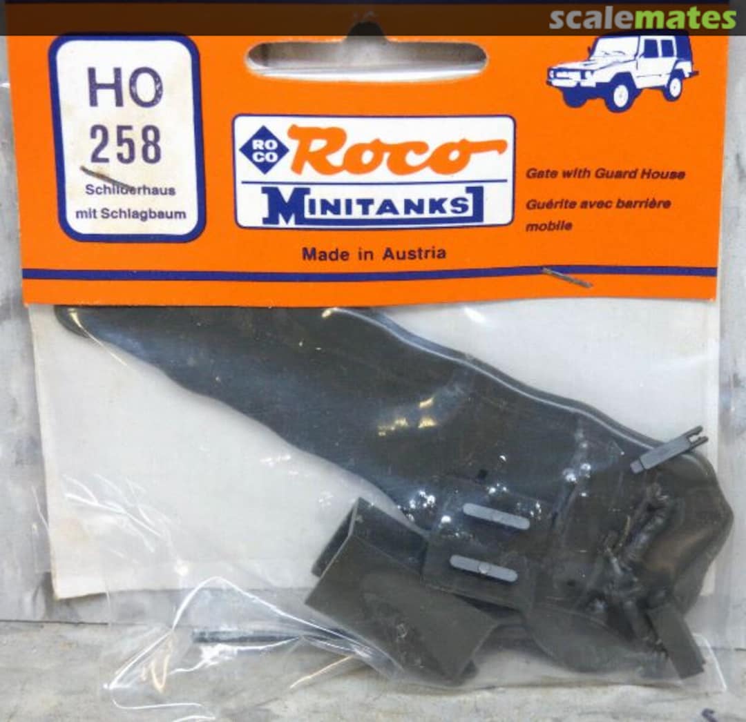 Boxart Gate with Guard House 258 Roco Minitanks Boxart Gate with Guard House 258 Roco Minitanks