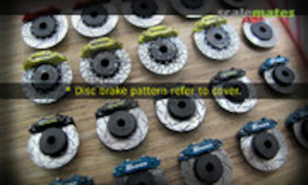 1:24 Disc brake set B for 15-17'' rims (ZoomOn Z015) Z015