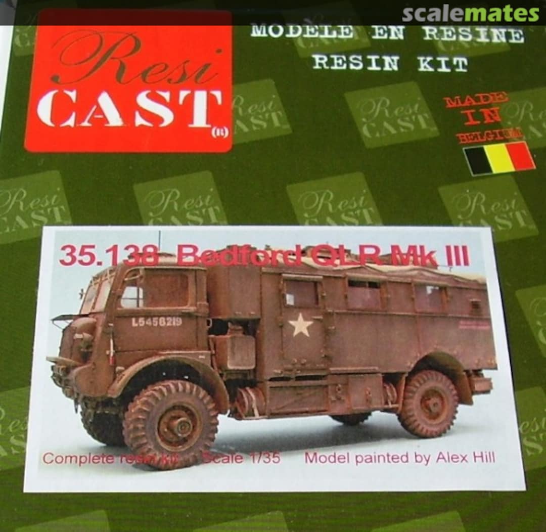 Boxart Bedford QLR Mk III 35.1138 Resicast Boxart Bedford QLR Mk III 35.1138 Resicast