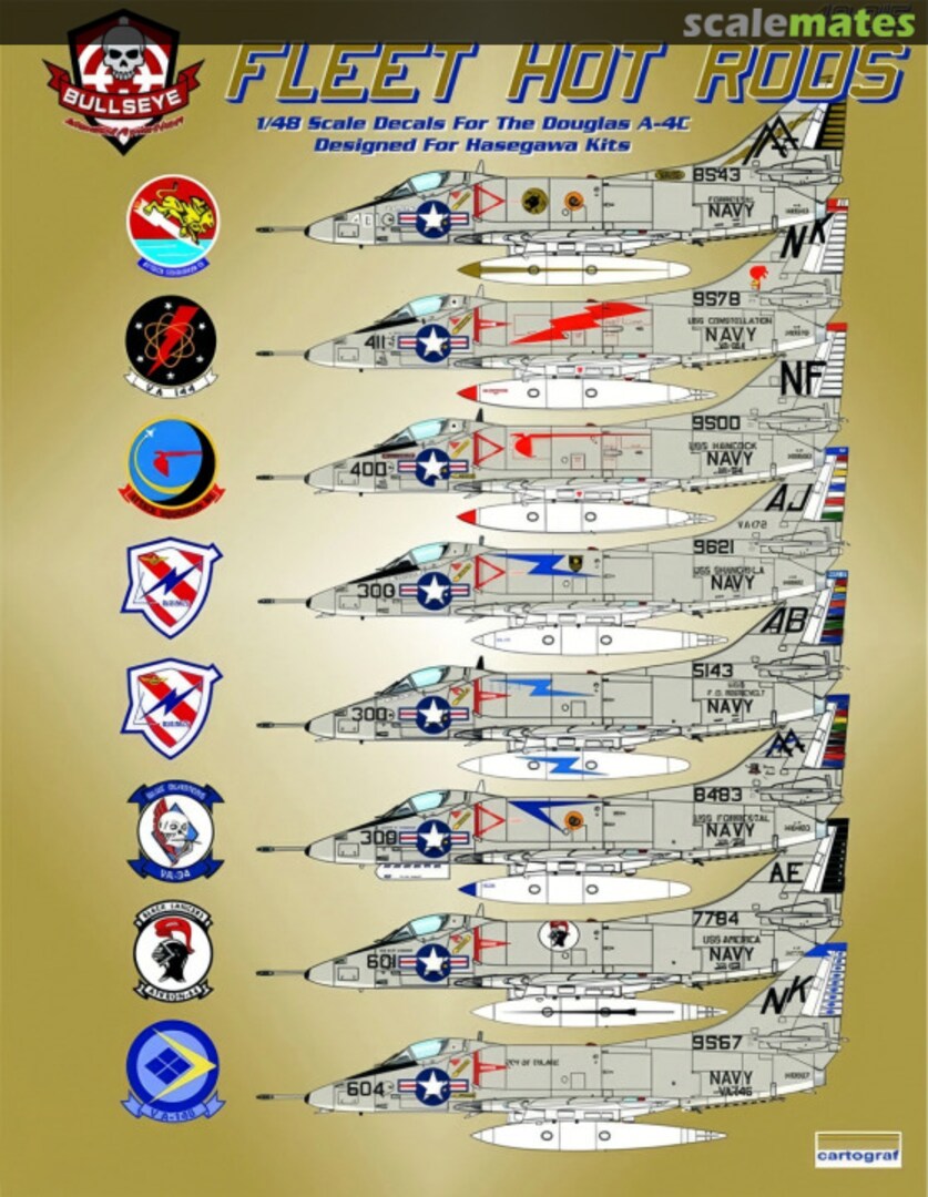 Boxart Fleet Hot Rods 48-015 Bullseye Model Aviation Boxart Fleet Hot Rods 48-015 Bullseye Model Aviation