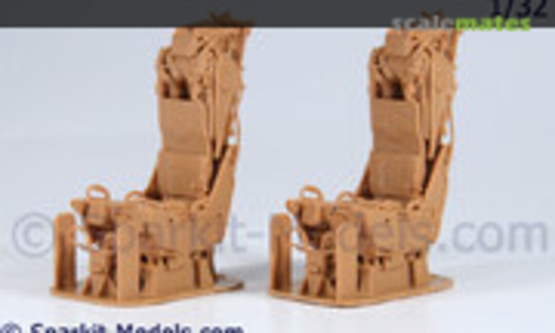 1:32 F-4A/B Phantom II - Early Mk.H5 Ejection Seat US Navy (2Pcs) (Sparkit Models 32S0012) 32S0012