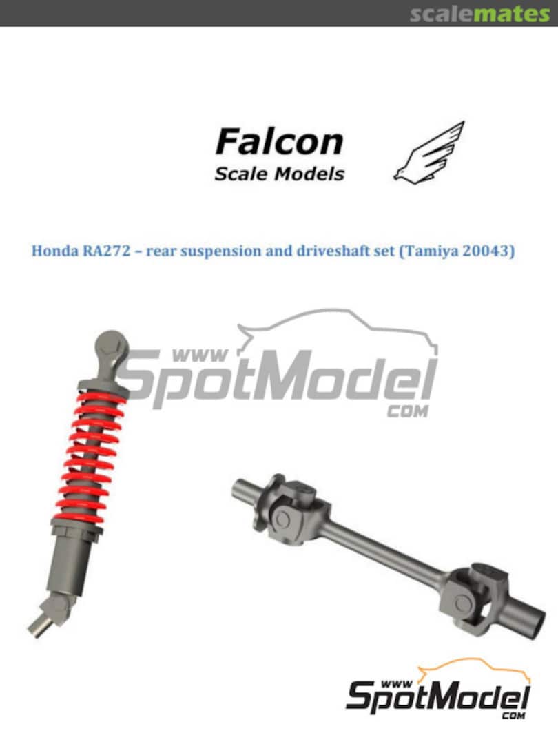 Boxart Honda RA272 - Rear suspension and drive shaft set FSM-06-C Falcon Scale Models Boxart Honda RA272 - Rear suspension and drive shaft set FSM-06-C Falcon Scale Models