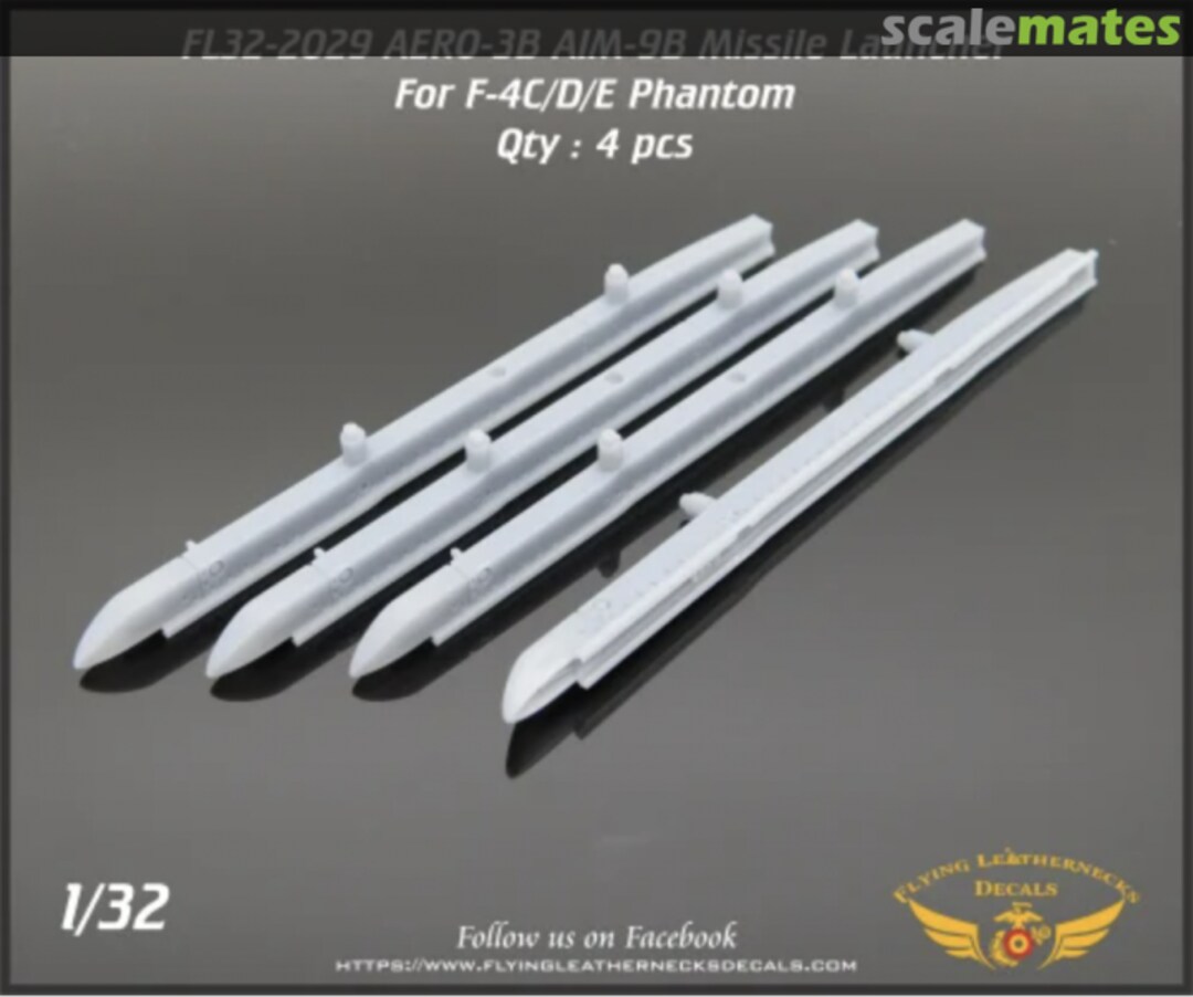 Boxart AERO-3B AIM-9A/B/C missile launcher FL32-2029 Flying Leathernecks