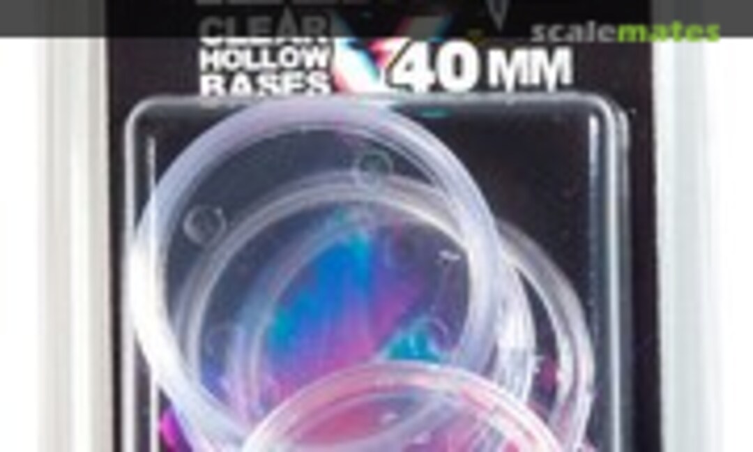 No CLEAR HOLLOW BASES 40 mm x 5 units (AK Interactive AK 1114) AK 1114