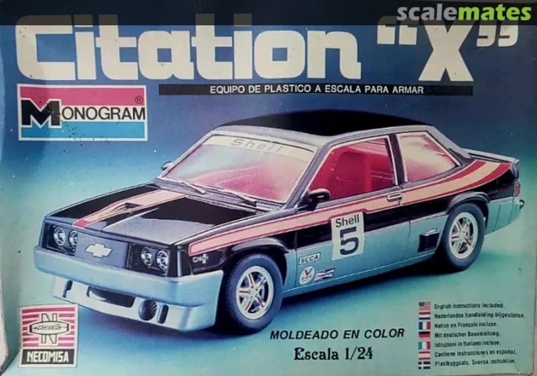 Boxart Citation X 2288 Monogram/Necomisa Boxart Citation X 2288 Monogram/Necomisa