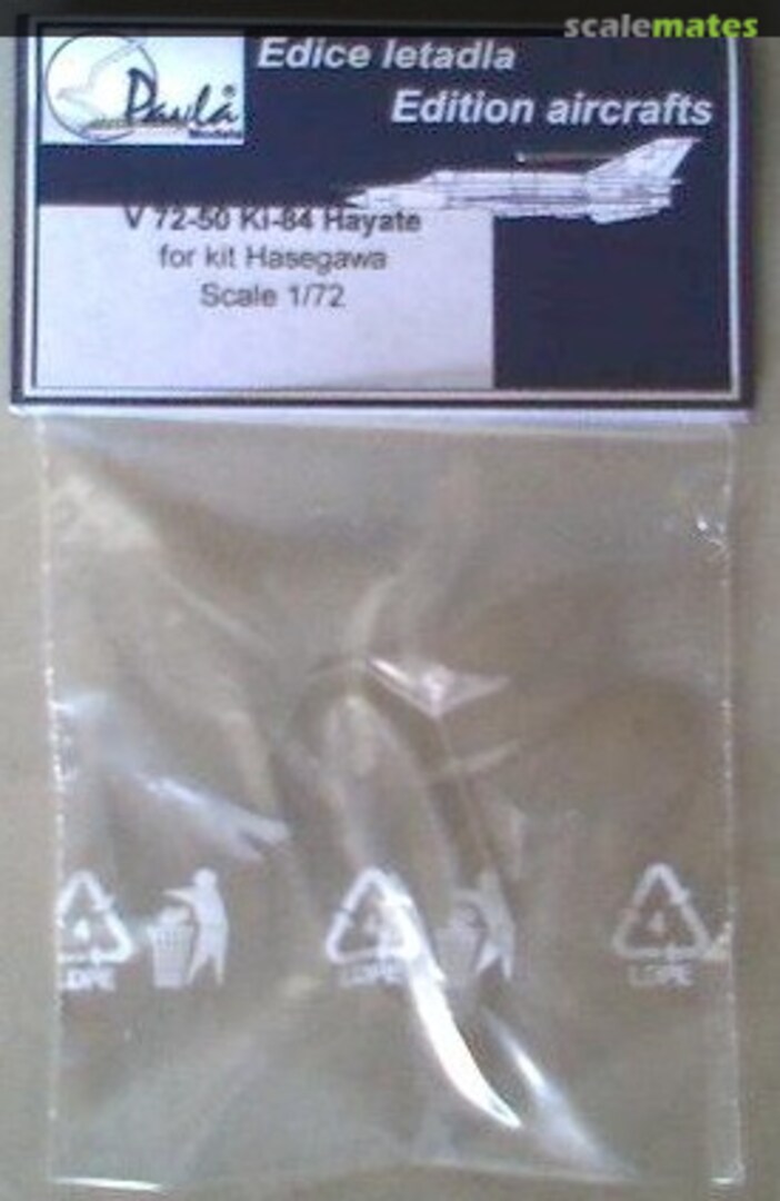 Boxart Nakajima Ki-84 Hayate ("Frank") V72-50 Pavla Models Boxart Nakajima Ki-84 Hayate ("Frank") V72-50 Pavla Models